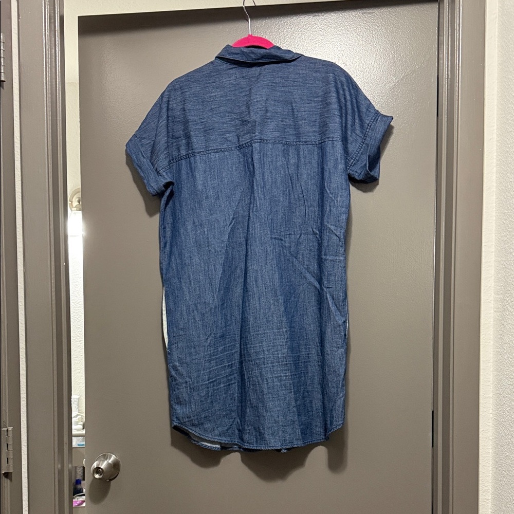 Madewell Courier Denim Shirt Dress - Picture 2 of 4